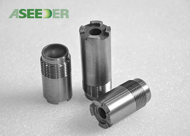 Oil Service Industry Cross Goove Thread Nozzle , Cemented Carbide Wear Parts AN-058 Model