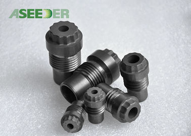 OEM Tungsten Carbide Spray Nozzle / Black Cemented Carbide Wear Parts