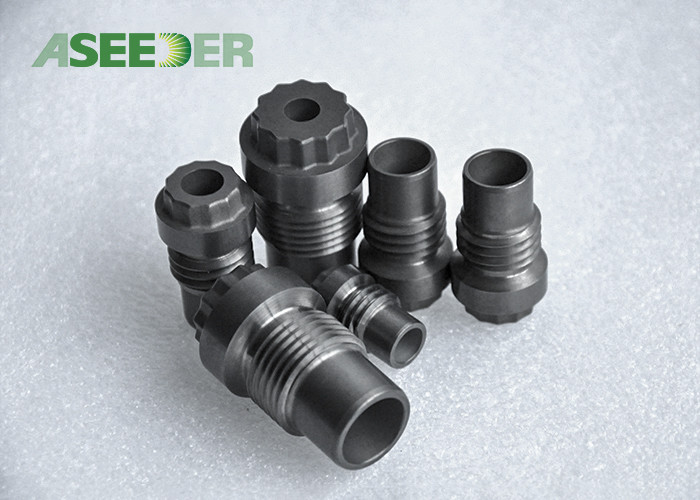 High Density Drill Bit Nozzle Cemented Tungsten Carbide Nozzle For Cone Roller Bits